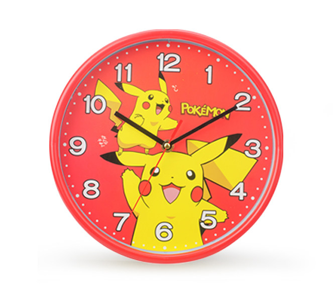 皮卡丘卡通钟表挂钟客厅卧室创意可爱儿童房间挂钟
