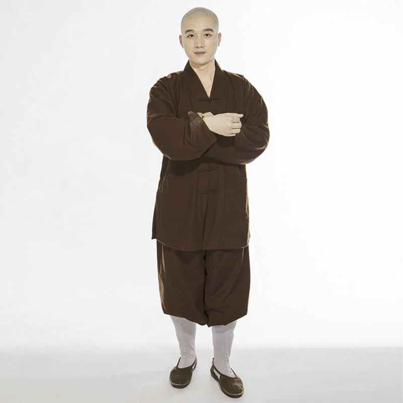 梵林秋冬僧服短褂哔叽加绒加衬僧袍和尚僧衣其他民族服装