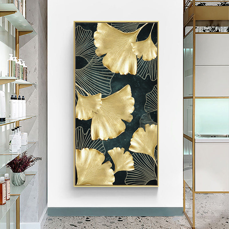 金枝玉叶现代简约美式入户玄关挂画挂画玄关口碑好店