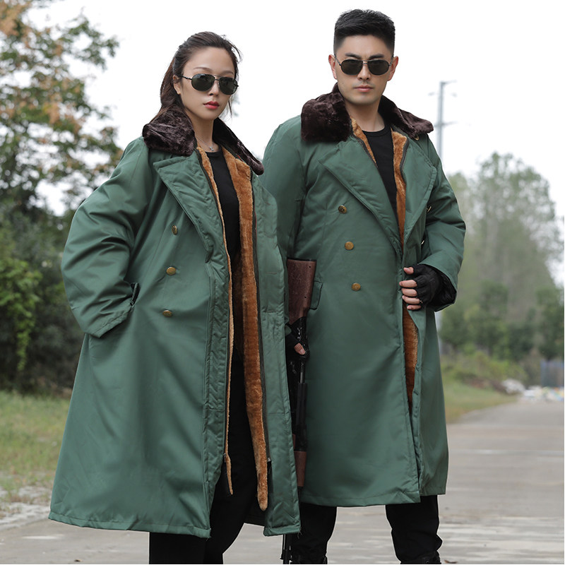 盾郎军大衣男长款加绒加厚冬装防寒军衣荒漠迷彩军棉大衣冬季正品