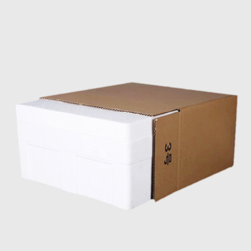 蔬菜水果海鲜防冻保鲜保温快递箱3号10斤泡沫箱纸箱套装