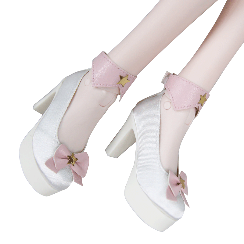 娃娃厘米鞋子bjd高跟鞋三分古装绣花鞋60cm休闲鞋娃娃