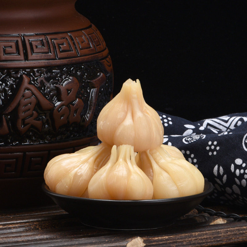 湖南株洲土特产茶陵三宝伏蒜盐味坛子农家自制大蒜