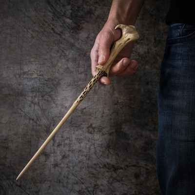 美国代购哈利波特周边伏地魔魔杖魔法棒奥利凡德丝绸版noble正版本场