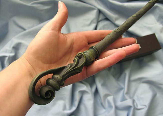 哈利波特周边芙蓉德拉库尔魔杖魔法棒铭牌美国代购cosplay配件