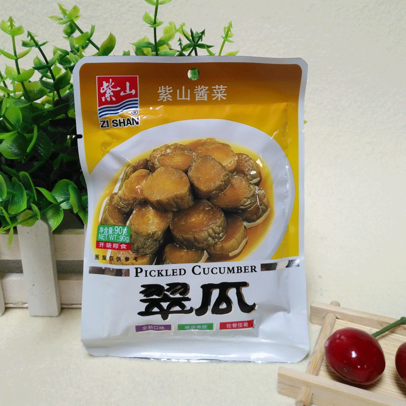 【20袋包邮】翠瓜90克爽口脆瓜紫山酱菜袋装下饭菜开胃配饭小菜 伊