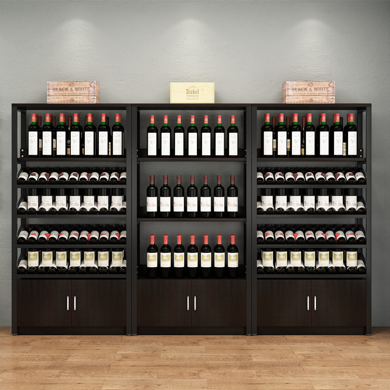 现代简约红酒展示柜红酒货架多层置物架葡萄酒展柜高档柜酒架展架
