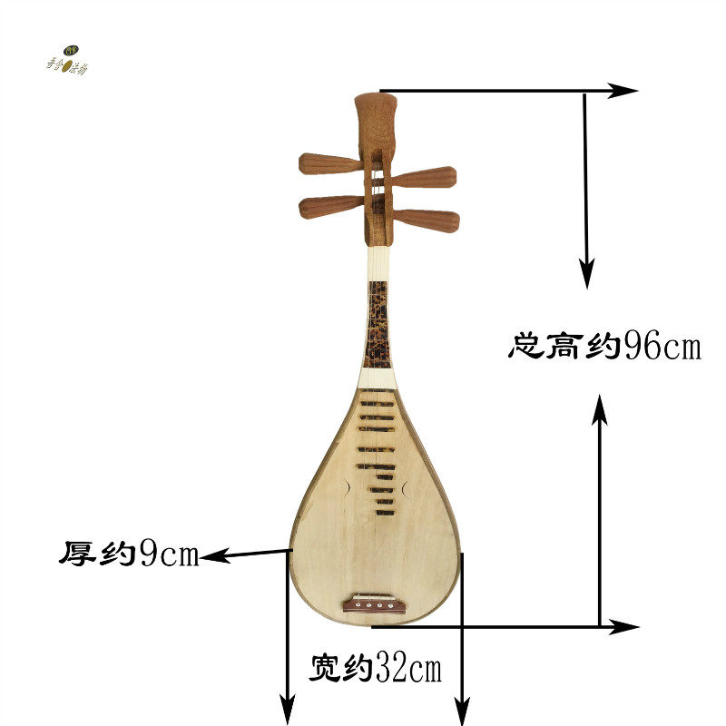 南音乐器琵琶成人专用手工红木原木木色演奏琵琶