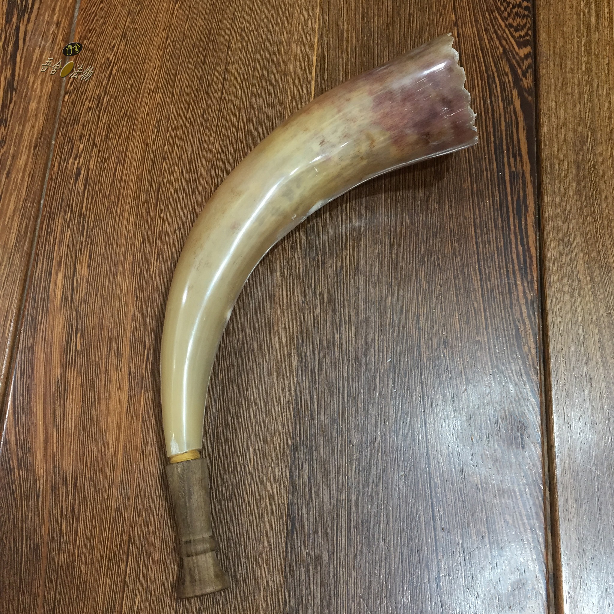 吾舍订制龙角灵乐器道士法器用品道家定制黄牛角道教工艺品