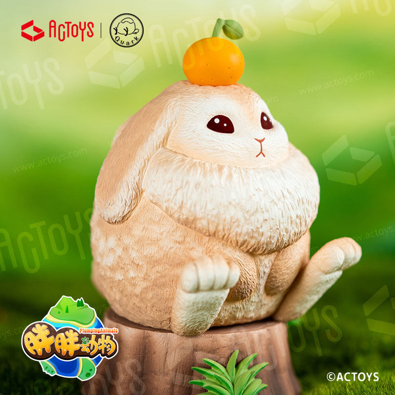 actoys胖胖动物狮子海豹企鹅兔子手办公仔潮流潮玩盲盒