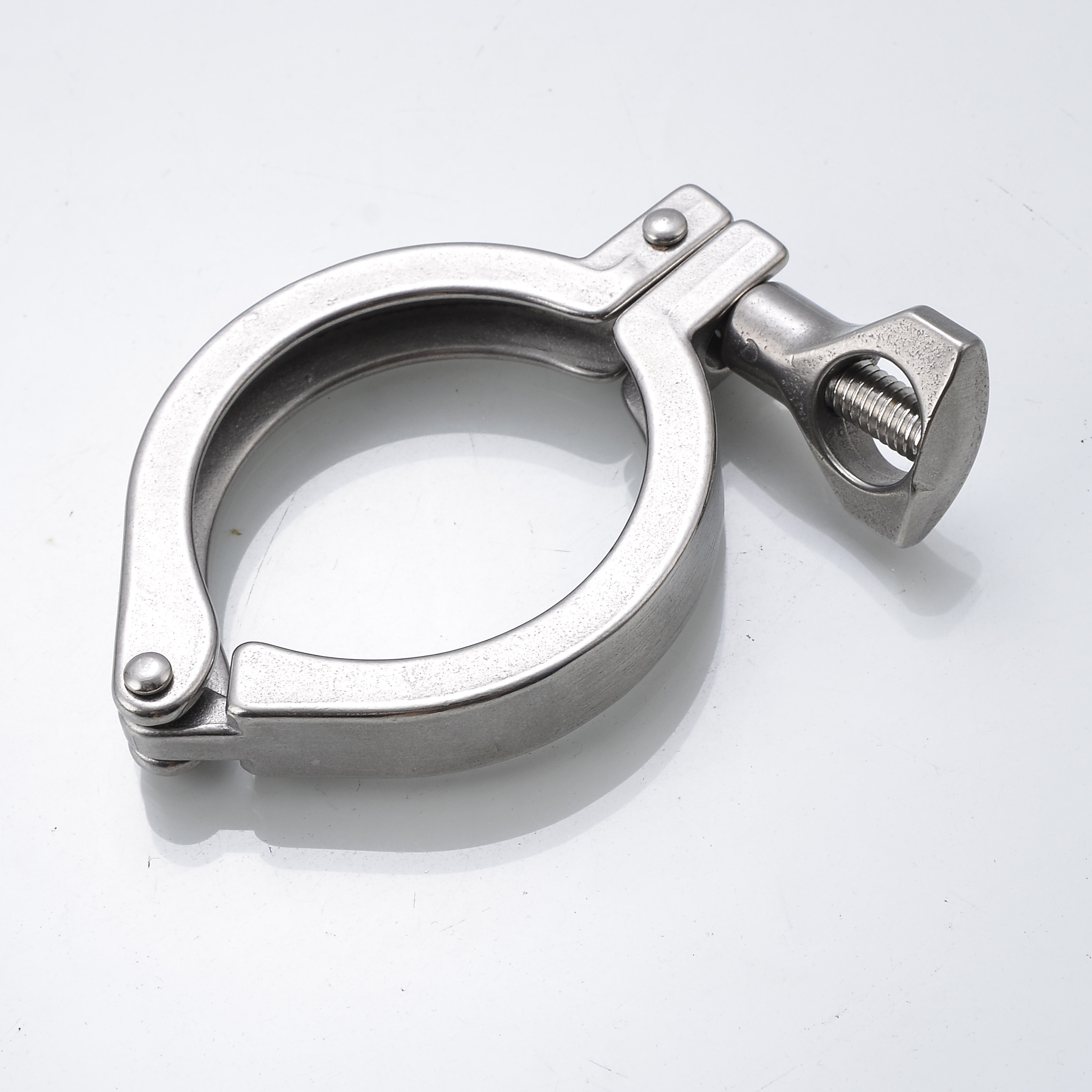 快速不锈钢卫生级快装卡箍精接头卡盘管卡管夹管夹