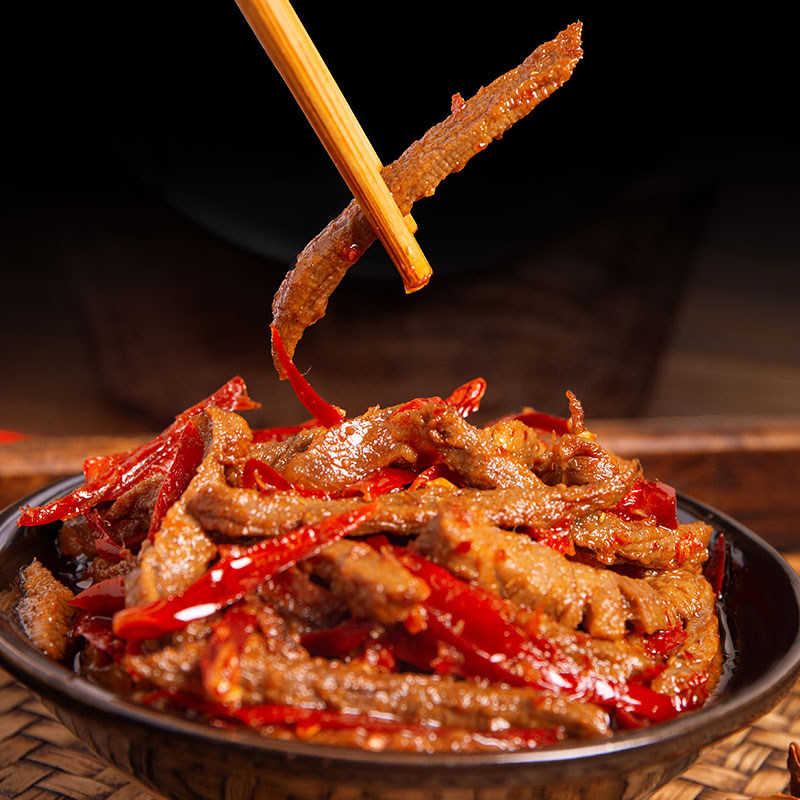 谭八爷招牌冷吃牛肉100g袋装四川特产小吃零食牛肉类