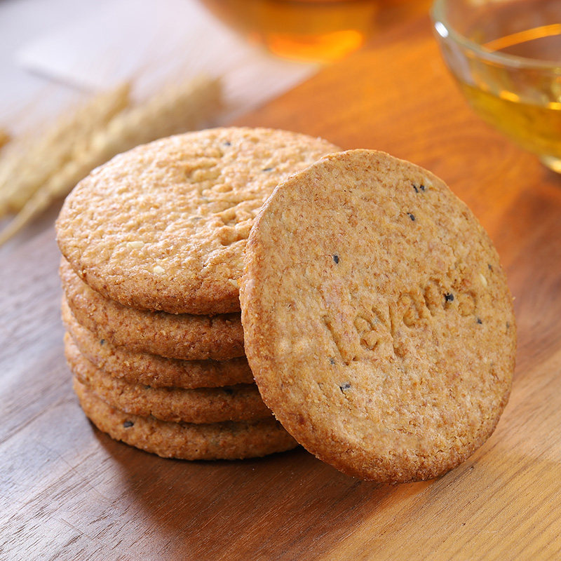 其妙代餐饼干燕麦压缩低0粗粮热量脂肪卡饱腹感零食小吃休闲食品
