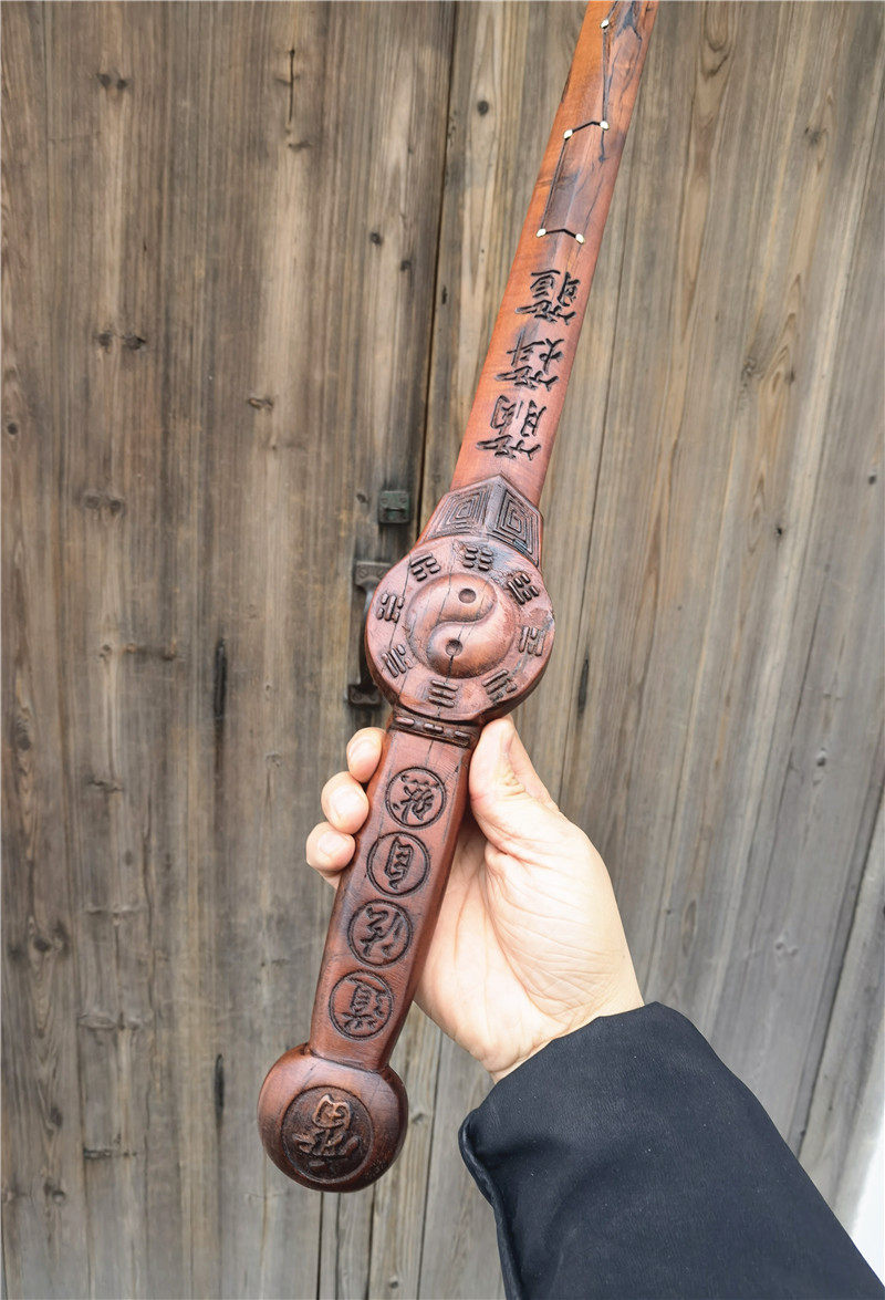 用品道教雷击木剑道法自然七星剑枣木法剑道道教工艺品