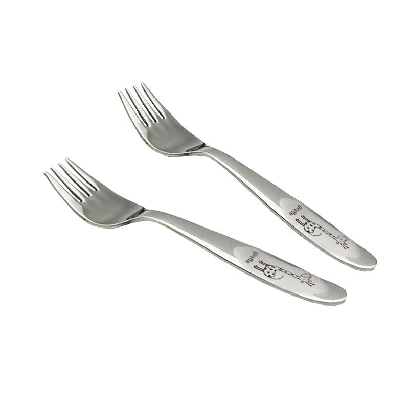 叉子吃面304不锈钢宝宝吃饭叉子单只安全不伤嘴—西餐餐叉(今日5折)