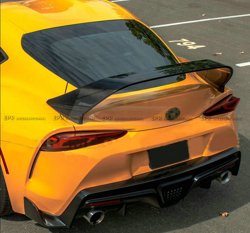 适用于丰田魔王2019supraa90osk碳纤维改装gt尾翼