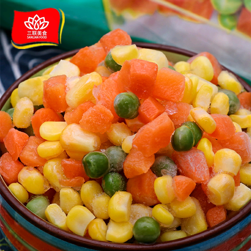 美式杂菜2斤新鲜速冻蔬菜青豆玉米粒胡萝卜炒饭其它