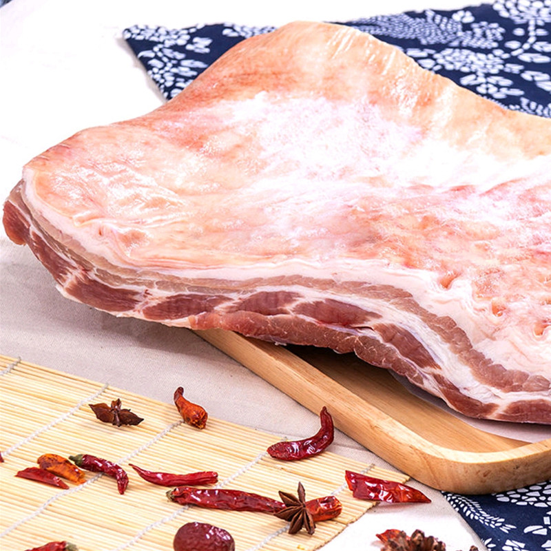 五花双汇冻猪带皮20斤冷冻新鲜去骨肉带大块生猪肉