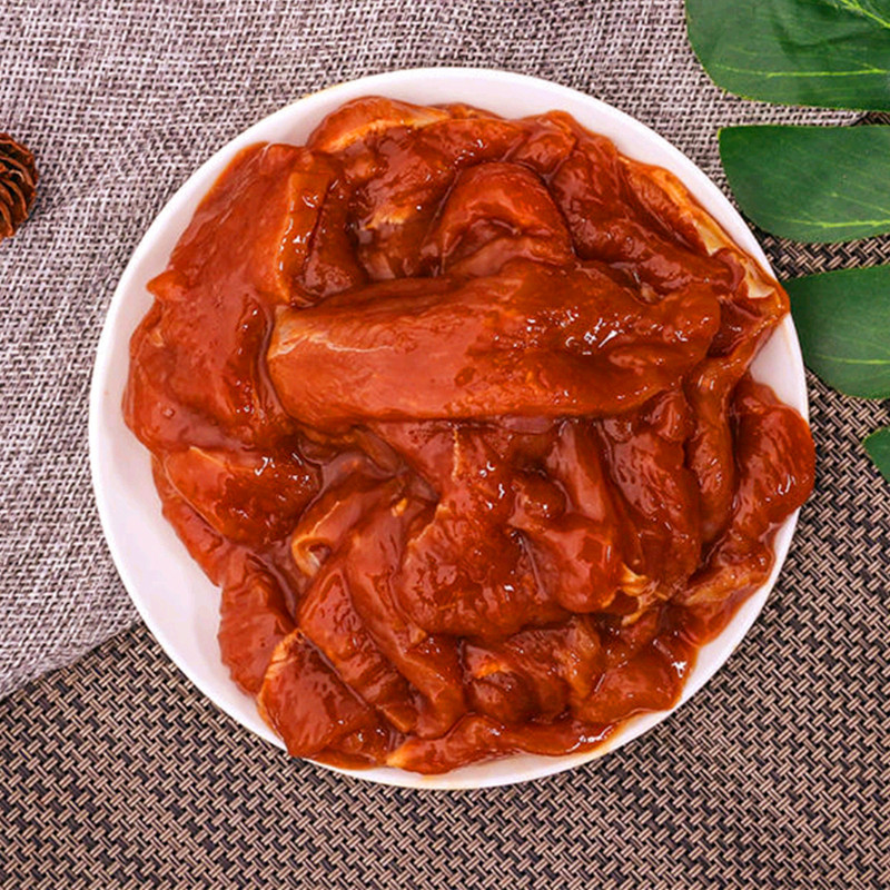 蚝油肉片冷冻30斤新鲜腌制牛肉鸭肉调理半成品鸭肉