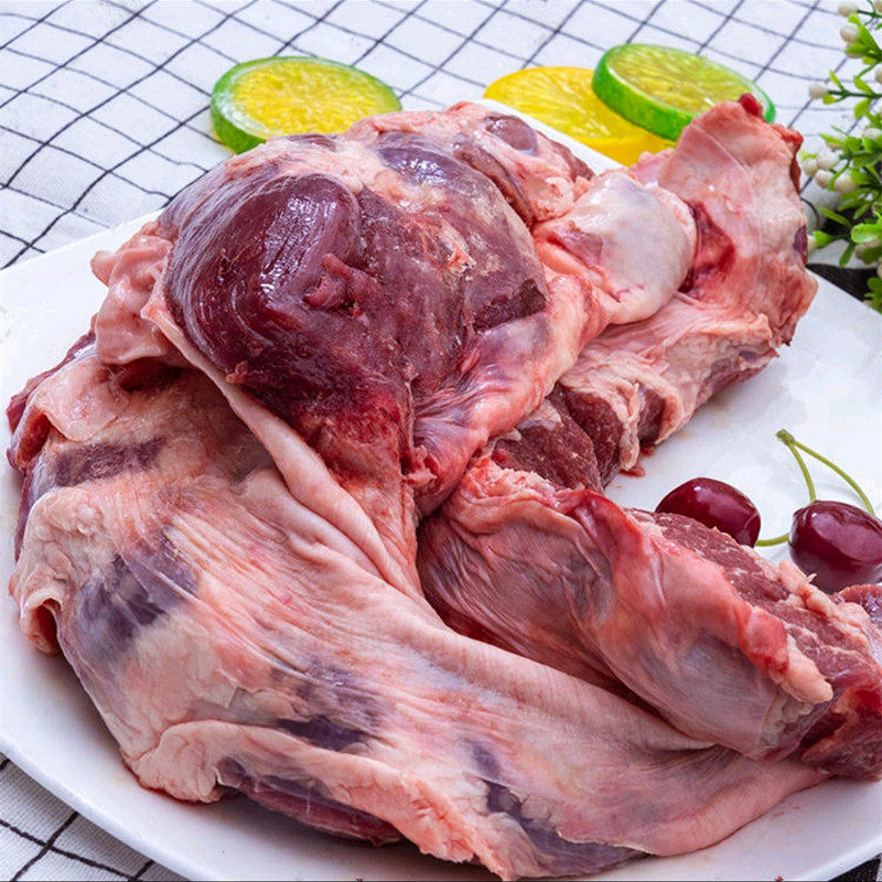 冷冻隔膜新鲜连肝肉纯干护心肉罗隔肉横膈肌肉生猪肉