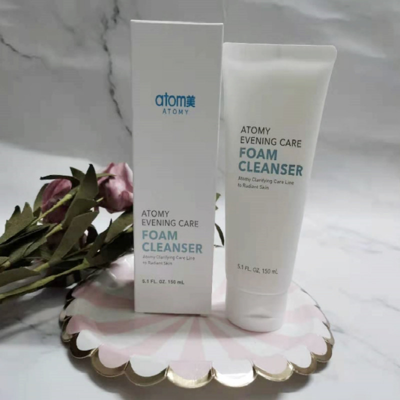 艾多美洗面乳奶atom韩国正品官方旗舰店氨基酸深层清洁洁面