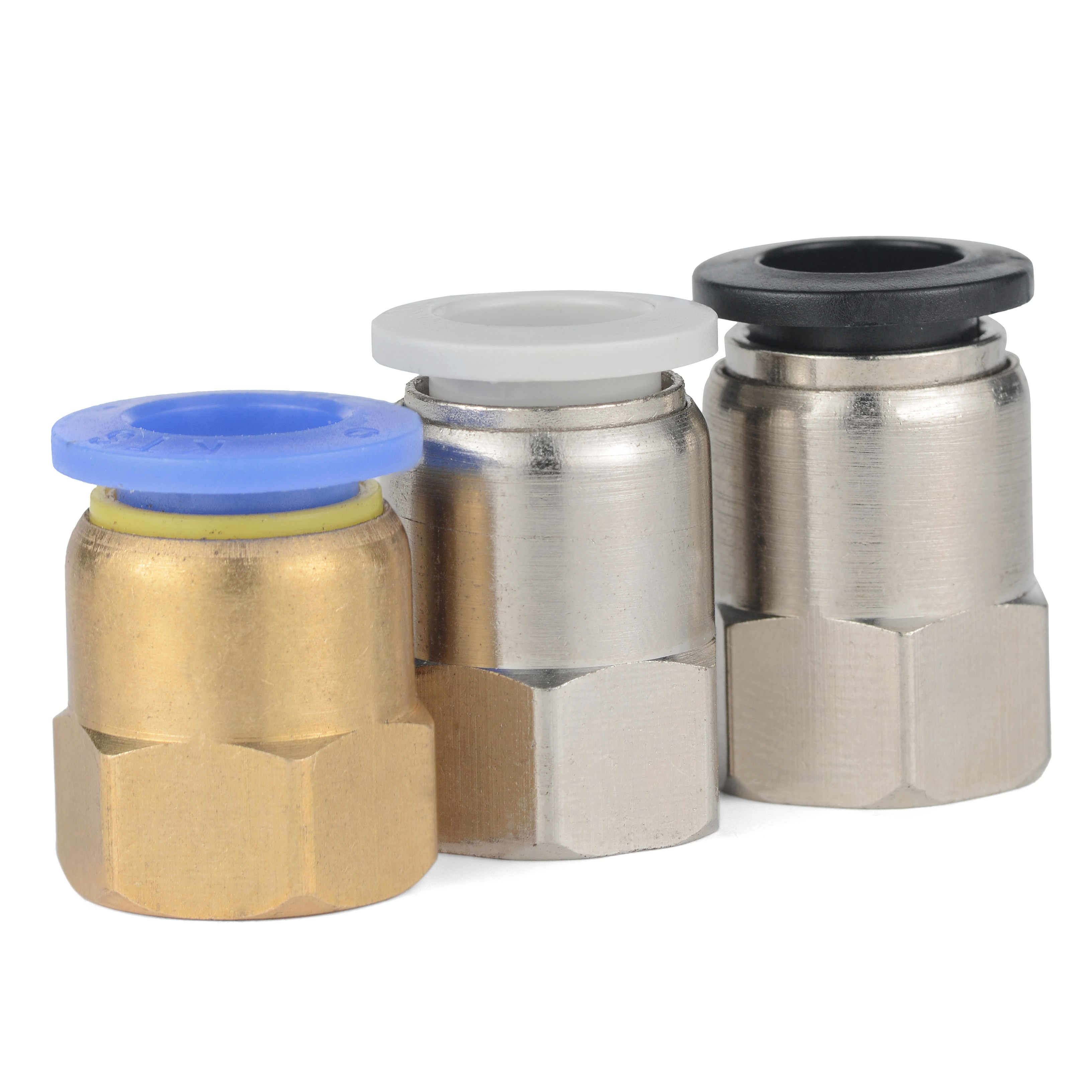 接头快速pcf铜内螺纹气动内丝快插气管4-01气动接头