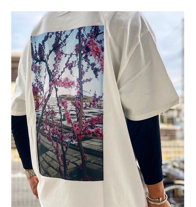 fogfearofgodessentials花卉短袖相片加州标语高街潮流复线