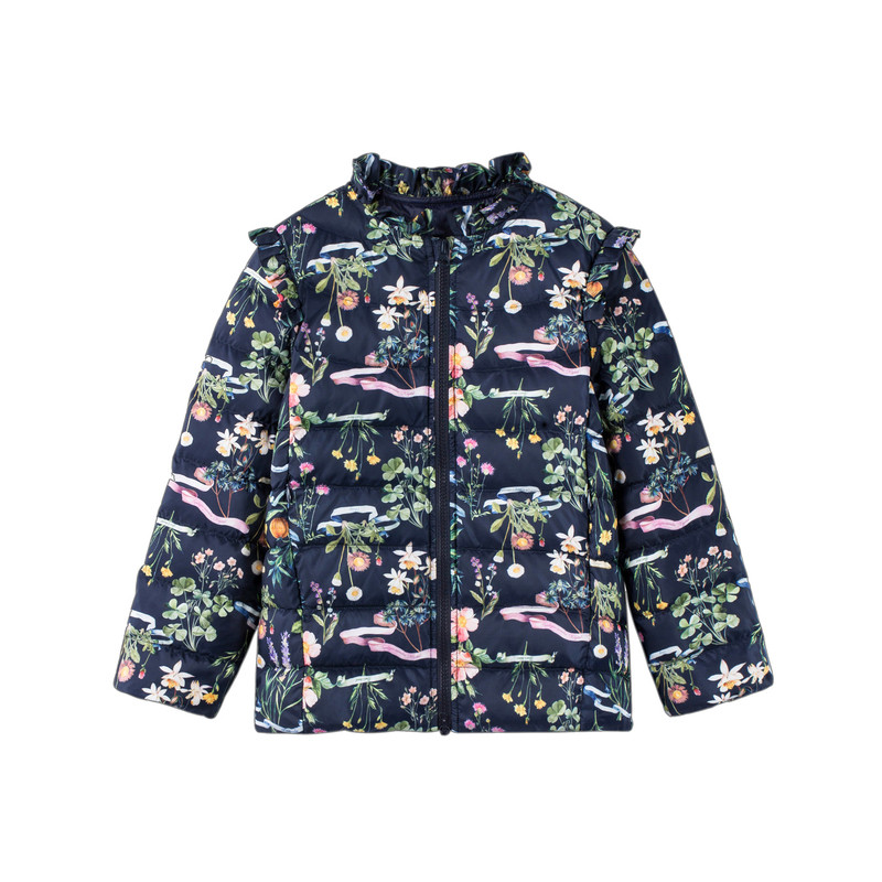 爱法贝白鸭绒中大儿童鸭绒童装外套短款羽绒服轻薄羽绒服