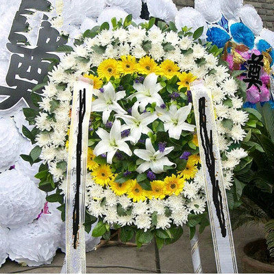 清明节鲜花江苏省常州市溧阳金坛市鲜花店速递丧事花圈祭奠花篮送