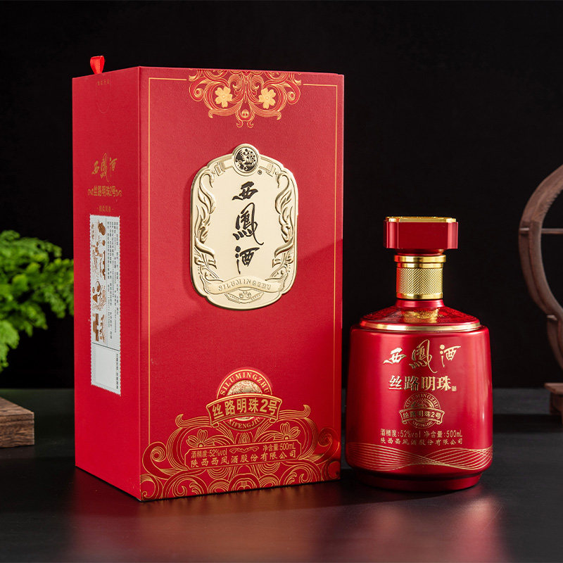 婚宴喜酒用酒整箱陕西凤酒52度绵柔凤香型西风白酒礼盒装