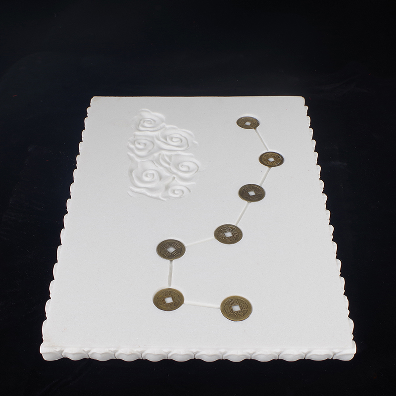 福恩祥石石雕墓地摆件汉白玉七星棺床殡葬用品石雕