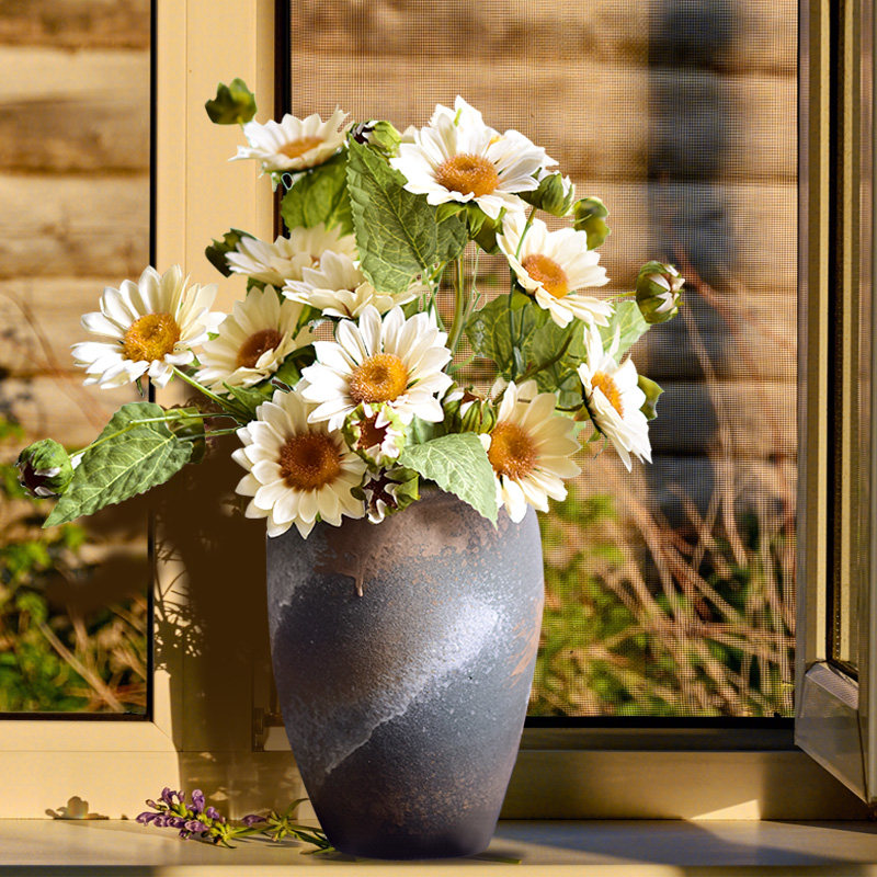 太阳花仿真向日葵菊花花束大头插花花艺装饰品干花仿真花