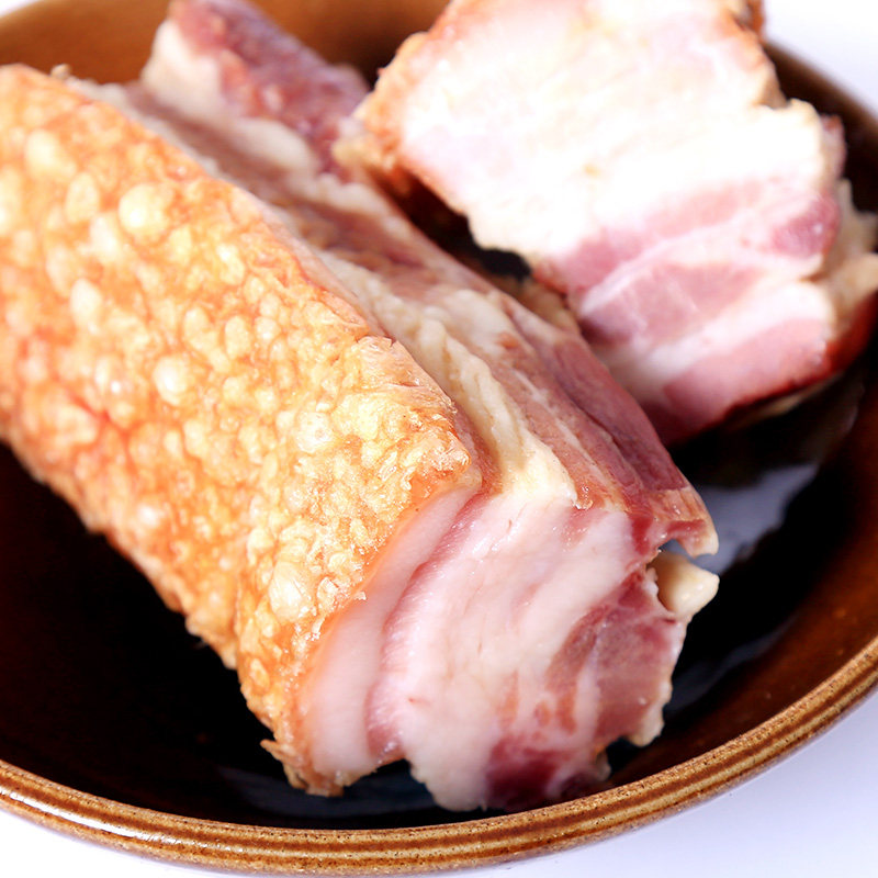 云南特产泡皮肉农家自制油炸肉500克腊肉真空脆皮肉五花肉烟熏肉-图4
