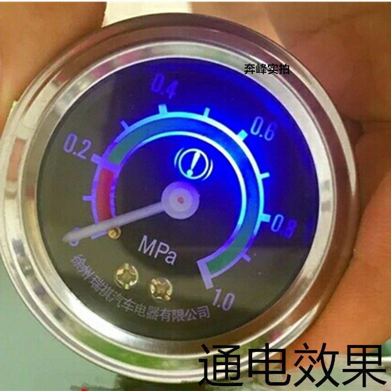 气压气泵压力指示指针显示压力表表气刹车仪表压力表
