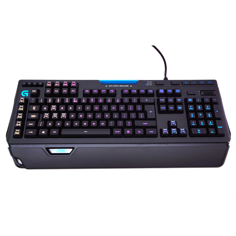 键盘罗技g910有线rgb幻彩机械背光电脑游戏教化键盘