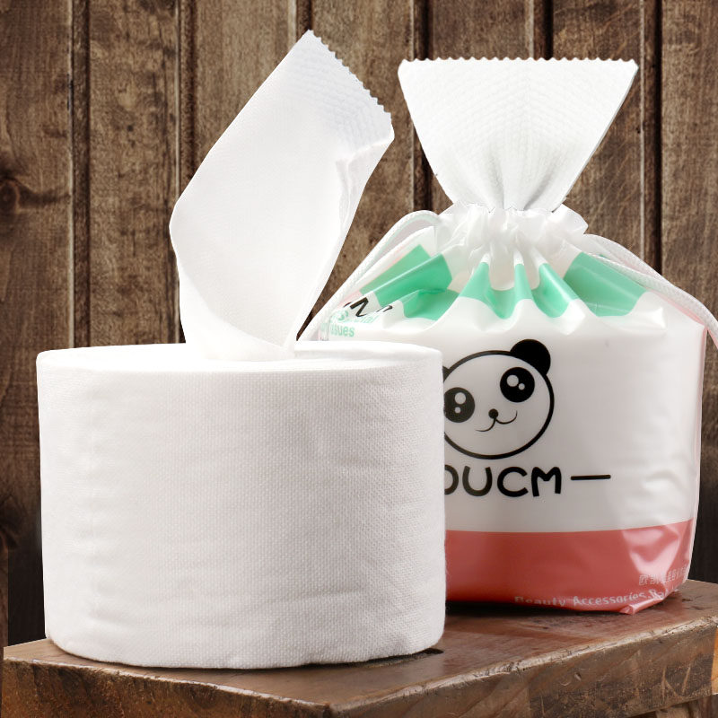 面巾欧凯曼一次性洗脸纯棉美容院卷装面巾纸洗面擦脸化妆