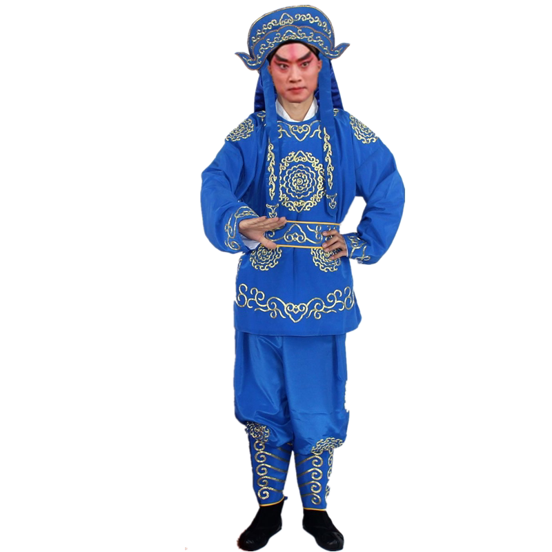 武生七彩梨园京剧古装古装戏戏曲龙套男兵衣兵民族服装