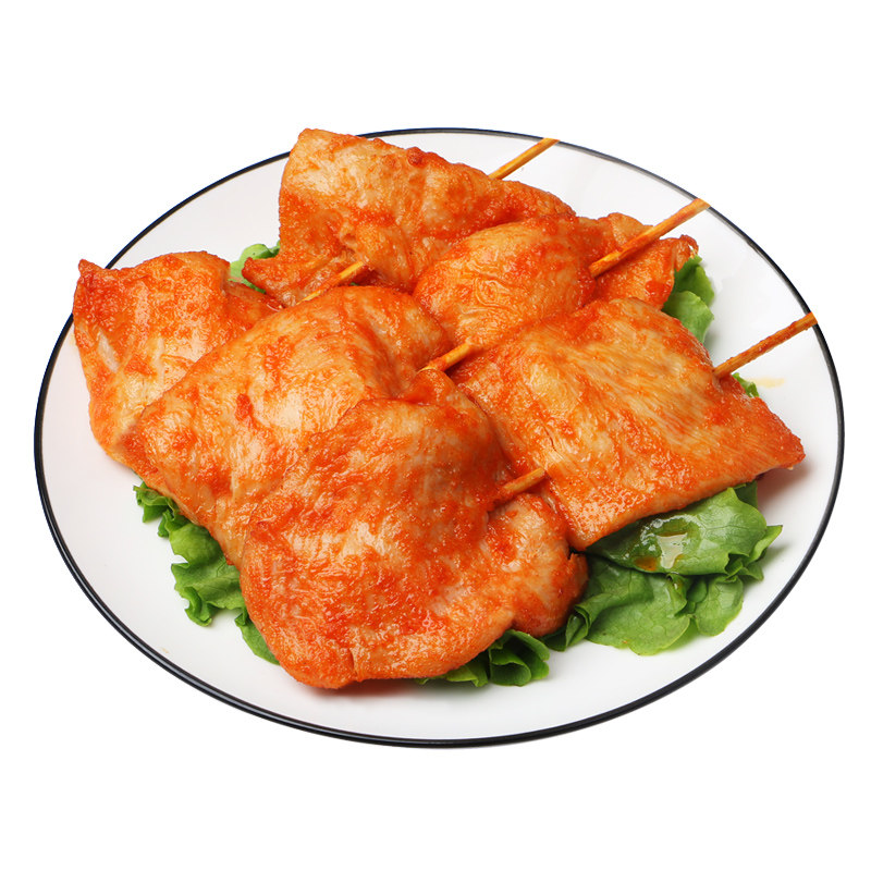 里脊九岭肉片新鲜冷冻腌制半成品烧烤食材1kg肉丸