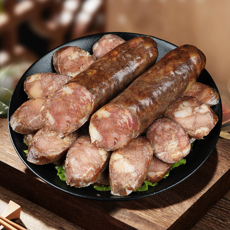 九岭夼手工自制风干腊香肠-有家严选