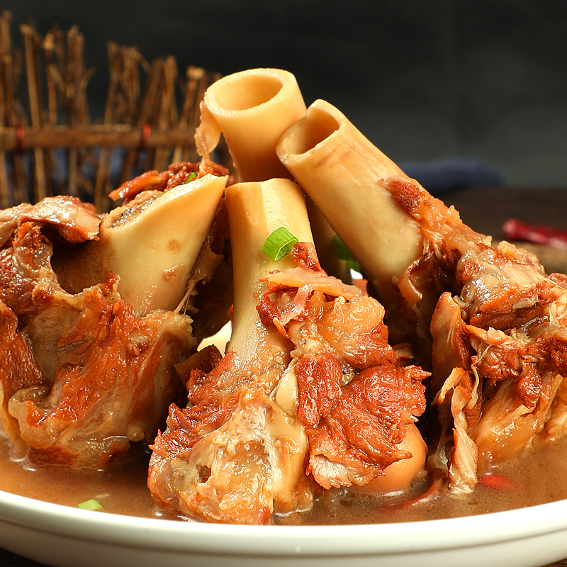 九岭夼羊棒骨火锅熟食加热即食老北京蝎子羊肉脊背