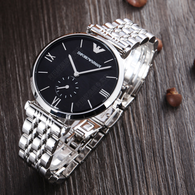 emporio armani阿玛尼手表男表钢带石英时尚商务男士手表ar1676