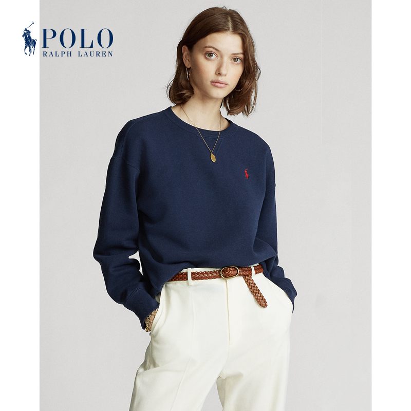 Ralph Lauren/拉夫劳伦女装 经典款起绒布套头衫RL21825