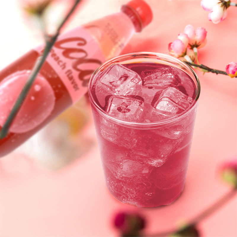可乐马来西亚进口晃动粉色水蜜桃网红推荐碳酸饮料碳酸饮料