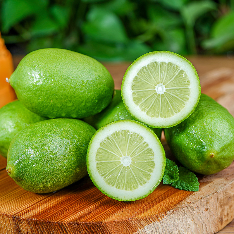 薄皮无籽青柠檬5斤3应季新鲜水果小青柠香水柠檬奶茶整箱批发包邮
