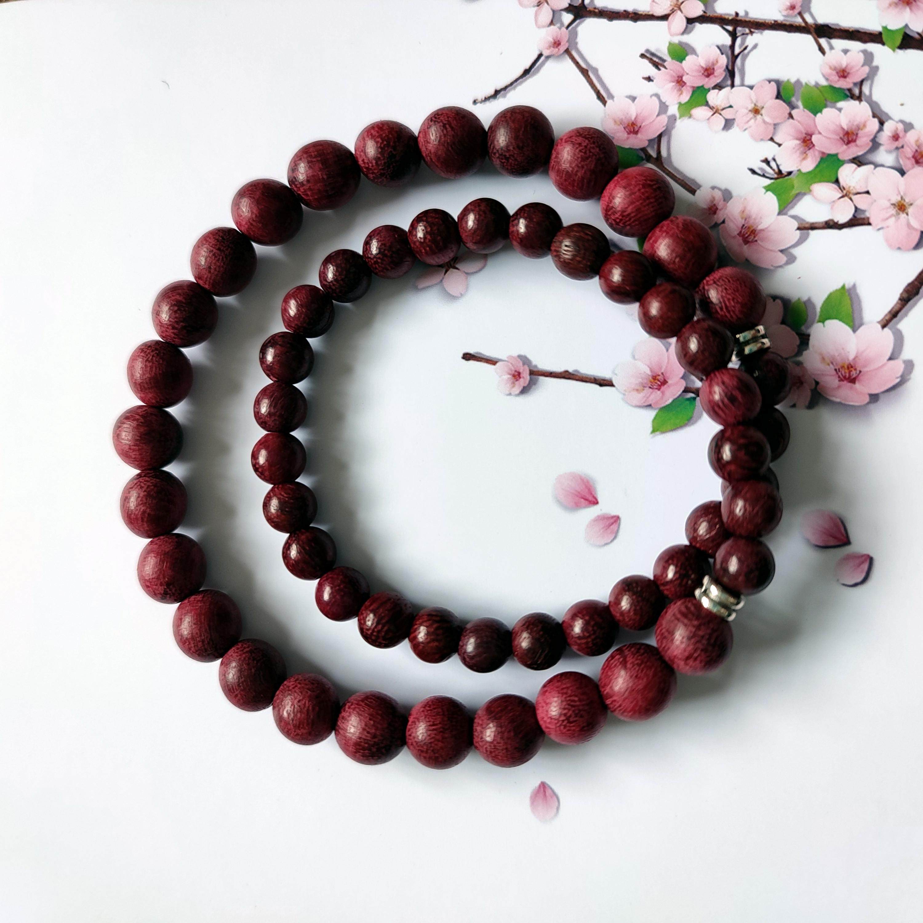 紫罗兰21颗8mm336mm佛珠手串手链佛珠