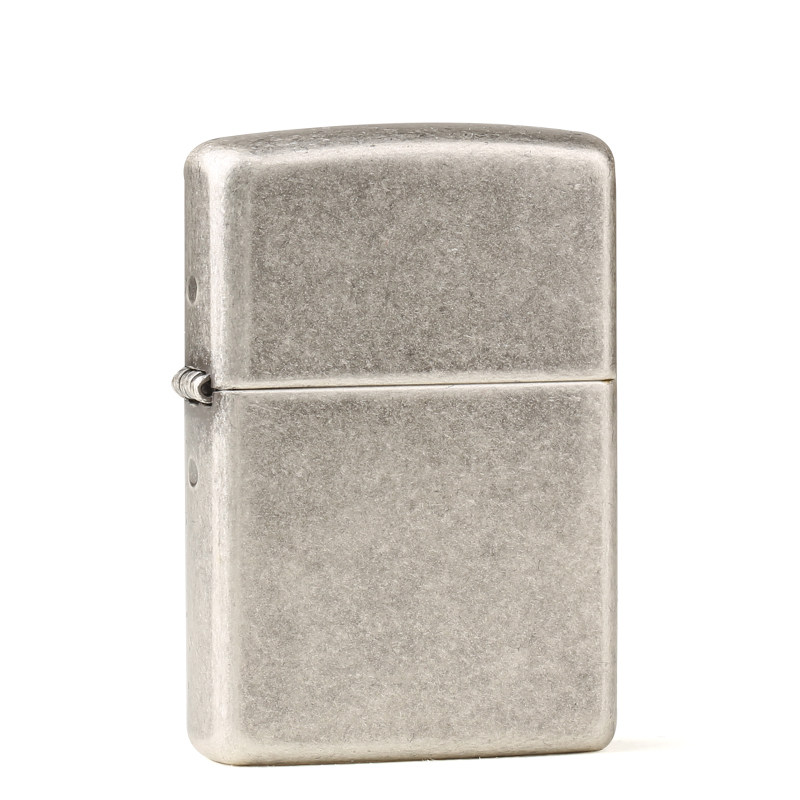 原装zippo防风打火机121fb经典仿古银芝宝正品仿古银