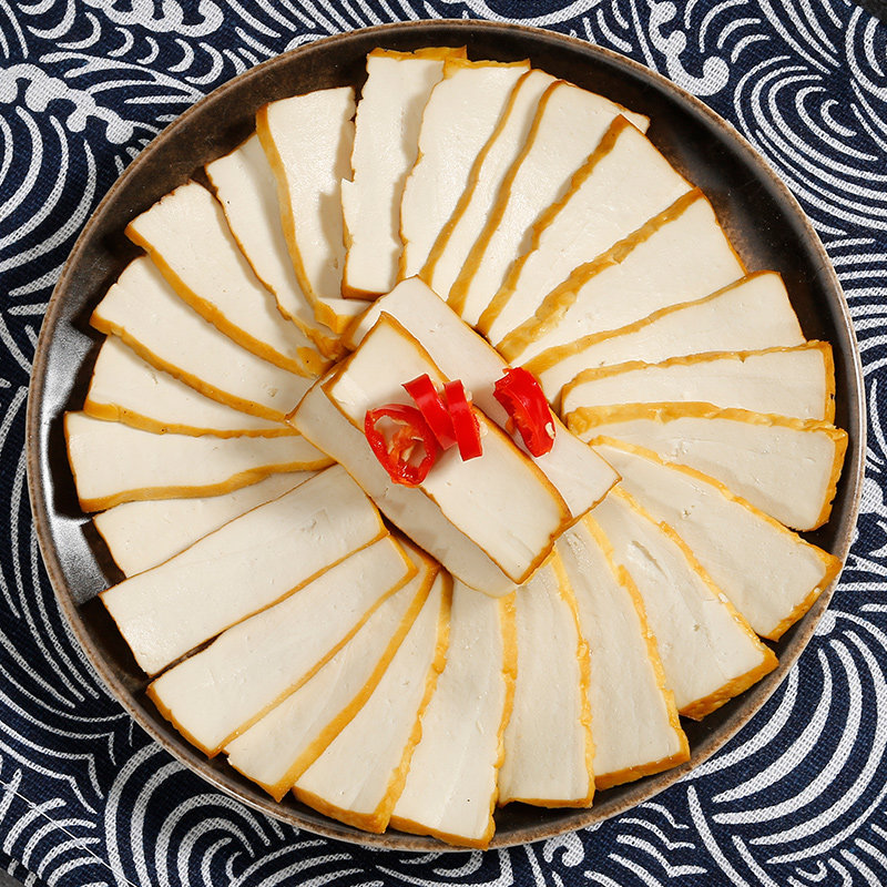 湖南特产新化白溪豆腐干 散装农家自制手工柴火烟熏香干豆干两包