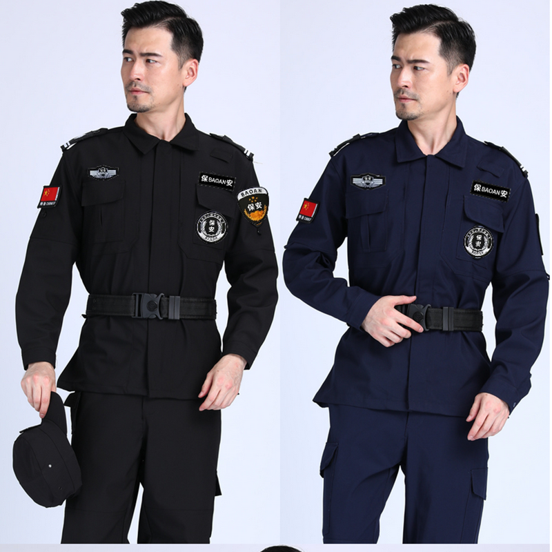 新款保安服春秋冬装套装特勤速干衣加绒特保服作训外套