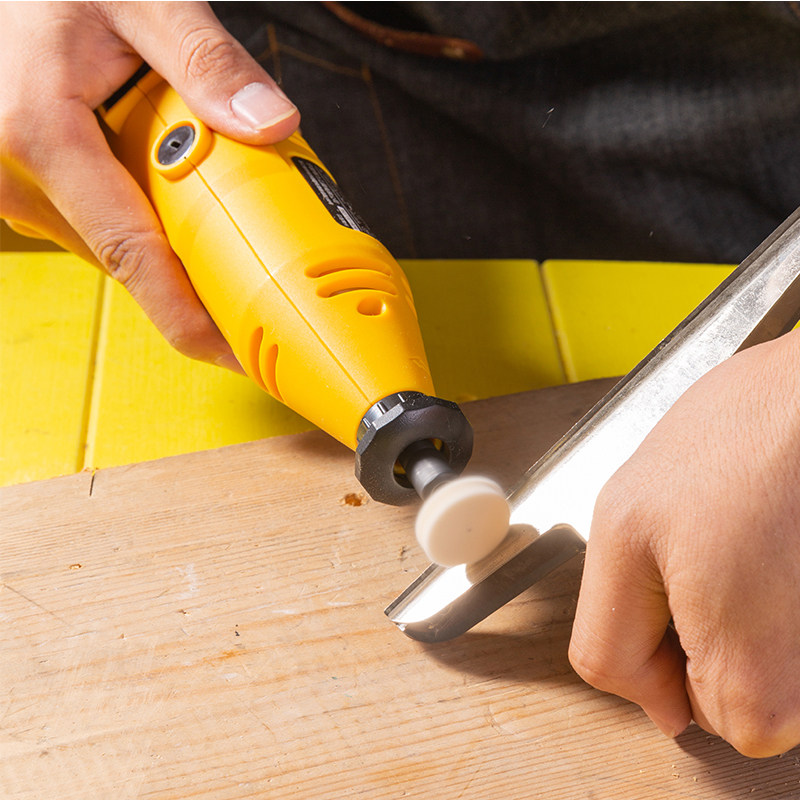 得力电磨机小型手持便携打磨抛光电动玉石130w电磨