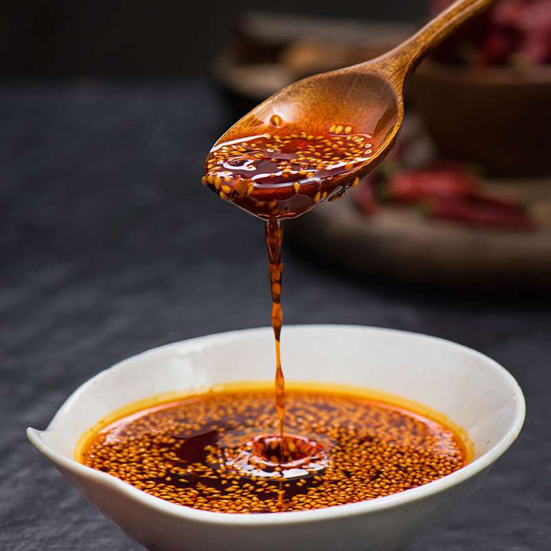 翠宏刀口煳辣油750g6瓶四川糊辣味红油香辣凉拌面炒菜调味料整箱